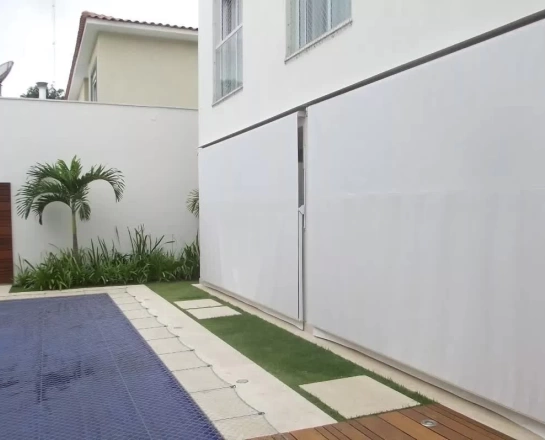 Toldo Cortina Retrátil com ou sem&nbsp;Braços
